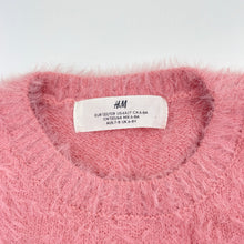 Load image into Gallery viewer, Girls H&amp;M, soft fluffy stretchy sweater / jumper, EUC, size 7-8,  