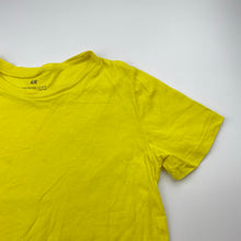 Load image into Gallery viewer, Boys H&amp;M, bright yellow cotton tee / top, EUC, size 9-10,  