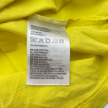 Load image into Gallery viewer, Boys H&amp;M, bright yellow cotton tee / top, EUC, size 9-10,  