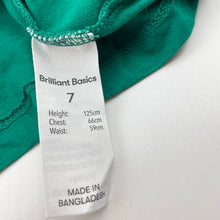 Load image into Gallery viewer, Boys Brilliant Basics, cotton Christmas tee / top, dinosaur, EUC, size 7,  