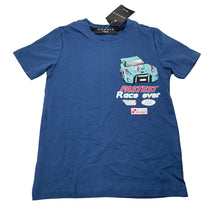 Load image into Gallery viewer, Boys AMARIS, blue cotton tee / top, racing car, NEW, size 4,  