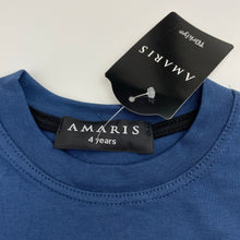 Load image into Gallery viewer, Boys AMARIS, blue cotton tee / top, racing car, NEW, size 4,  
