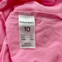 Load image into Gallery viewer, Girls Brilliant Basics, pink cotton long sleeve top, EUC, size 10,  