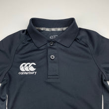 Load image into Gallery viewer, Boys Canterbury, VAPODRI sports / activewear polo top, no size, amrpit to armpit: 31.5cm, GUC, size 5-6,  