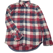 Load image into Gallery viewer, Boys VANS, checked long sleeve shirt, Sz: M, armpit to armpit: 40cm, shoudler to cuff: 52cm, EUC, size 10-12,  