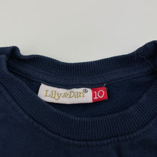 Load image into Gallery viewer, Boys Lily &amp; Dan, fleece lined cotton sweater / jumper, EUC, size 10,  
