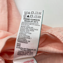 Load image into Gallery viewer, Girls M&amp;S, pink cotton tee / top, ice cream, EUC, size 8,  