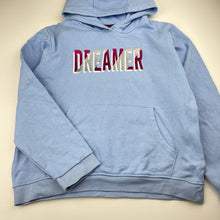 Load image into Gallery viewer, Girls Mountain Warehouse, fleece lined organic cotton hoodie sweater, light marks, FUC, size 11-12,  