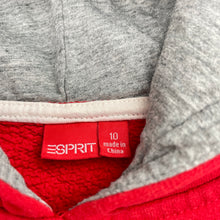 Load image into Gallery viewer, Boys Esprit, fleece lined cotton hoodie sweater, FUC, size 10,  