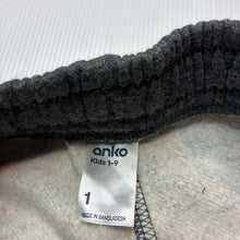 Load image into Gallery viewer, Unisex Anko, fleece lined track / sweat pants, elasticated, EUC, size 1,  