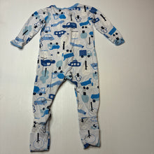 Load image into Gallery viewer, Boys Anko, stretchy zip coverall / romper, GUC, size 0,  