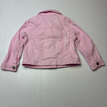 Load image into Gallery viewer, Girls Anko, pink stretch denim jacket, poppers, FUC, size 2,  
