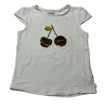 Load image into Gallery viewer, Girls Okaidi, stretchy flip sequin tee / top, FUC, size 4,  
