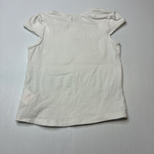 Load image into Gallery viewer, Girls Okaidi, stretchy flip sequin tee / top, FUC, size 4,  