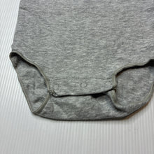 Load image into Gallery viewer, Unisex Bonds, grey stretchy singletsuit romper, GUC, size 0000,  