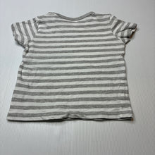 Load image into Gallery viewer, Boys Dymples, striped organic cotton blend tee / top, GUC, size 1,  