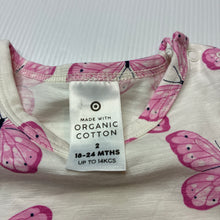 Load image into Gallery viewer, Girls Target, stretchy organic cotton blend romper, EUC, size 2,  