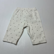 Load image into Gallery viewer, Unisex The Little White Co, cotton leggings / bottoms, FUC, size 0000,  