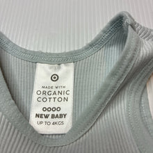 Load image into Gallery viewer, Unisex Target, ribbed organic cotton singlet top, GUC, size 0000,  