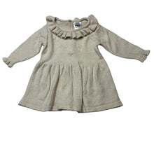 Load image into Gallery viewer, Girls Anko, soft feel stretchy long sleeve dress, EUC, size 0000, L: 30cm