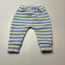 Load image into Gallery viewer, Unisex Seed, striped stretchy leggings / bottoms, GUC, size 000,  