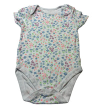 Load image into Gallery viewer, Girls DUNNES STORES, floral cotton bodysuit / romper, EUC, size 2,  