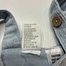 Load image into Gallery viewer, Boys Baby Berry, corduroy cotton overalls, EUC, size 000,  