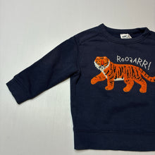 Load image into Gallery viewer, Boys Anko, navy sweater / jumper, tiger, GUC, size 2,  