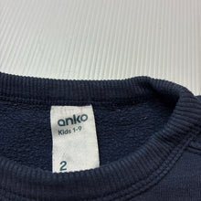 Load image into Gallery viewer, Boys Anko, navy sweater / jumper, tiger, GUC, size 2,  