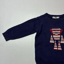 Load image into Gallery viewer, Boys Baby by DJs, knitted cotton sweater / jumper, wash fade, FUC, size 1,  