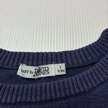 Load image into Gallery viewer, Boys Baby by DJs, knitted cotton sweater / jumper, wash fade, FUC, size 1,  