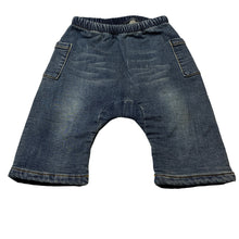 Load image into Gallery viewer, Unisex Seed, cotton lined stretch denim pants, elasticated, GUC, size 0,  