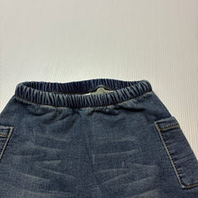 Load image into Gallery viewer, Unisex Seed, cotton lined stretch denim pants, elasticated, GUC, size 0,  