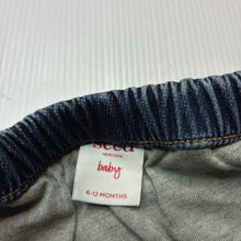 Load image into Gallery viewer, Unisex Seed, cotton lined stretch denim pants, elasticated, GUC, size 0,  