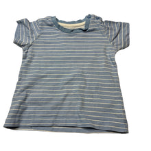 Load image into Gallery viewer, Unisex Matalan, striped cotton tee / top, GUC, size 0,  