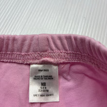 Load image into Gallery viewer, Girls pink, embroidered pants / bottoms, elasticated, EUC, size 0000,  