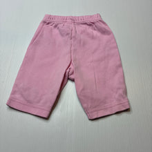Load image into Gallery viewer, Girls pink, embroidered pants / bottoms, elasticated, EUC, size 0000,  