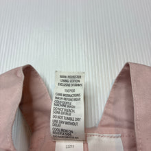 Load image into Gallery viewer, Girls Dymples, cotton lined fleece overalls, GUC, size 000,  