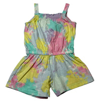 Load image into Gallery viewer, Girls Anko, tie dyed cotton summer playsuit, EUC, size 1,  