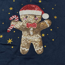 Load image into Gallery viewer, Girls Anko, cotton Christmas tee / top, sequins, NEW, size 1,  