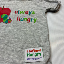 Load image into Gallery viewer, Unisex World of Eric Carle, Very Hungry Caterpillar tee / top, EUC, size 000,  
