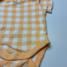 Load image into Gallery viewer, Unisex Dymples, checked cotton bodysuit / romper, EUC, size 0000,  