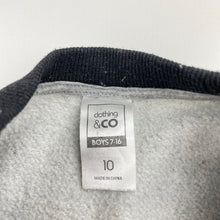 Load image into Gallery viewer, Boys Clothing &amp; Co, grey marle fleece lined sweater / jumper, FUC, size 10,  
