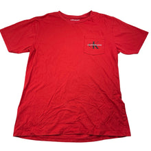 Load image into Gallery viewer, Boys Calvin Klein Jeans, red cotton tee / top, GUC, size 14-16,  