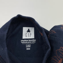 Load image into Gallery viewer, Boys GAP, organic cotton long sleeve top, dinosaurs, GUC, size 2,  