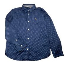Load image into Gallery viewer, Boys H&amp;M, navy cotton long sleeve shirt, GUC, size 10,  