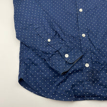 Load image into Gallery viewer, Boys H&amp;M, navy cotton long sleeve shirt, GUC, size 10,  