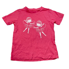 Load image into Gallery viewer, Girls KID, pink cotton tee / top, fairies, EUC, size 3,  