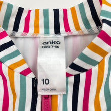 Load image into Gallery viewer, Girls Anko, long sleeve swim one-piece, EUC, size 10,  
