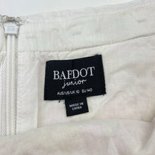 Load image into Gallery viewer, Girls Bardot Junior, lined lightweight floral skirt, adjustable, L: 37cm, EUC, size 10,  